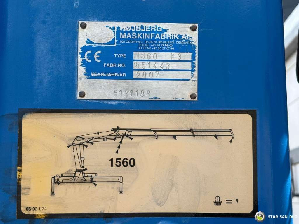 Вантажівка з маніпулятором Volvo FE 240 4x2 HMF 1560 K3 HDS Rotator Crane Kran: фото 26 Вантажівка з маніпулятором Volvo FE 240 4x2 HMF 1560 K3 HDS Rotator Crane Kran: фото 26