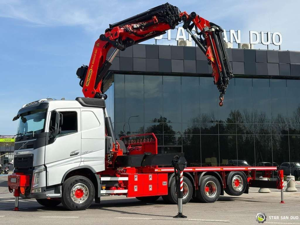 Volvo FH 500 8x4*4 PK65002 Fly JIB Crane 7456 h Winch - Вантажівка з маніпулятором: фото 3 Volvo FH 500 8x4*4 PK65002 Fly JIB Crane 7456 h Winch - Вантажівка з маніпулятором: фото 3
