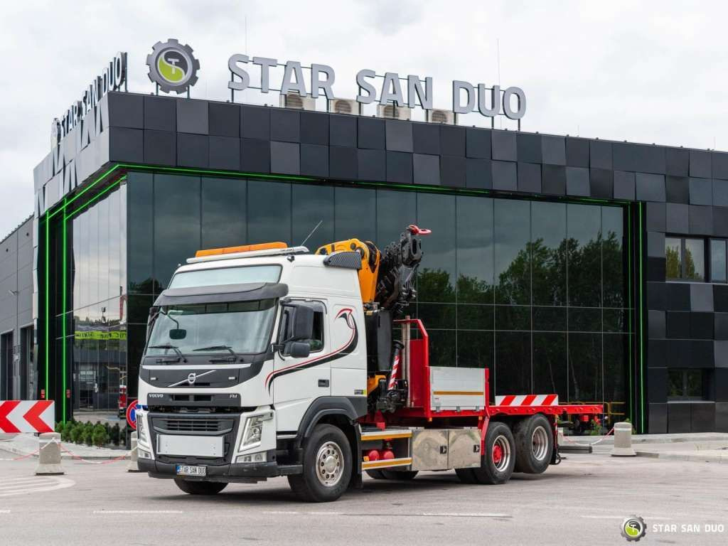 Volvo FM 450 6x2 EFFER 395/8S Euro 6 Crane Winch - Вантажівка з маніпулятором: фото 4 Volvo FM 450 6x2 EFFER 395/8S Euro 6 Crane Winch - Вантажівка з маніпулятором: фото 4
