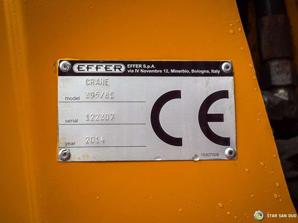 Вантажівка з маніпулятором Volvo  FM 450 6x2 EFFER 395/8S Euro 6  Crane Winch: фото 14