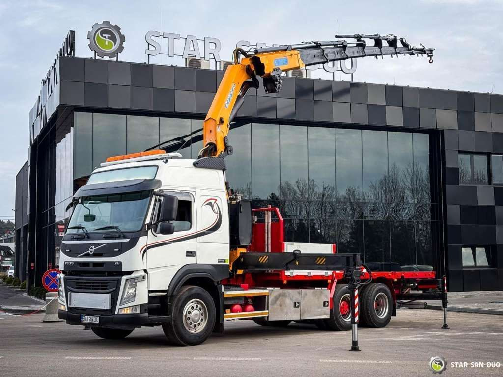 Volvo FM 450 6x2 EFFER 395/8S Euro 6 Crane Winch - Вантажівка з маніпулятором: фото 1 Volvo FM 450 6x2 EFFER 395/8S Euro 6 Crane Winch - Вантажівка з маніпулятором: фото 1