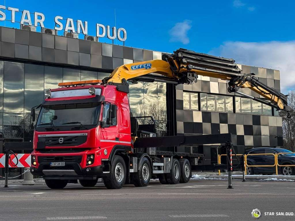 Volvo FMX 500 8x2 Effer 585 Fly Jib Winch Crane Kran Volvo FMX 500 8x2 Effer 585 Fly Jib Winch Crane Kran - Вантажівка з маніпулятором, Бортова вантажівка/ Платформа: фото 2 Volvo FMX 500 8x2 Effer 585 Fly Jib Winch Crane Kran Volvo FMX 500 8x2 Effer 585 Fly Jib Winch Crane Kran - Вантажівка з маніпулятором, Бортова вантажівка/ Платформа: фото 2