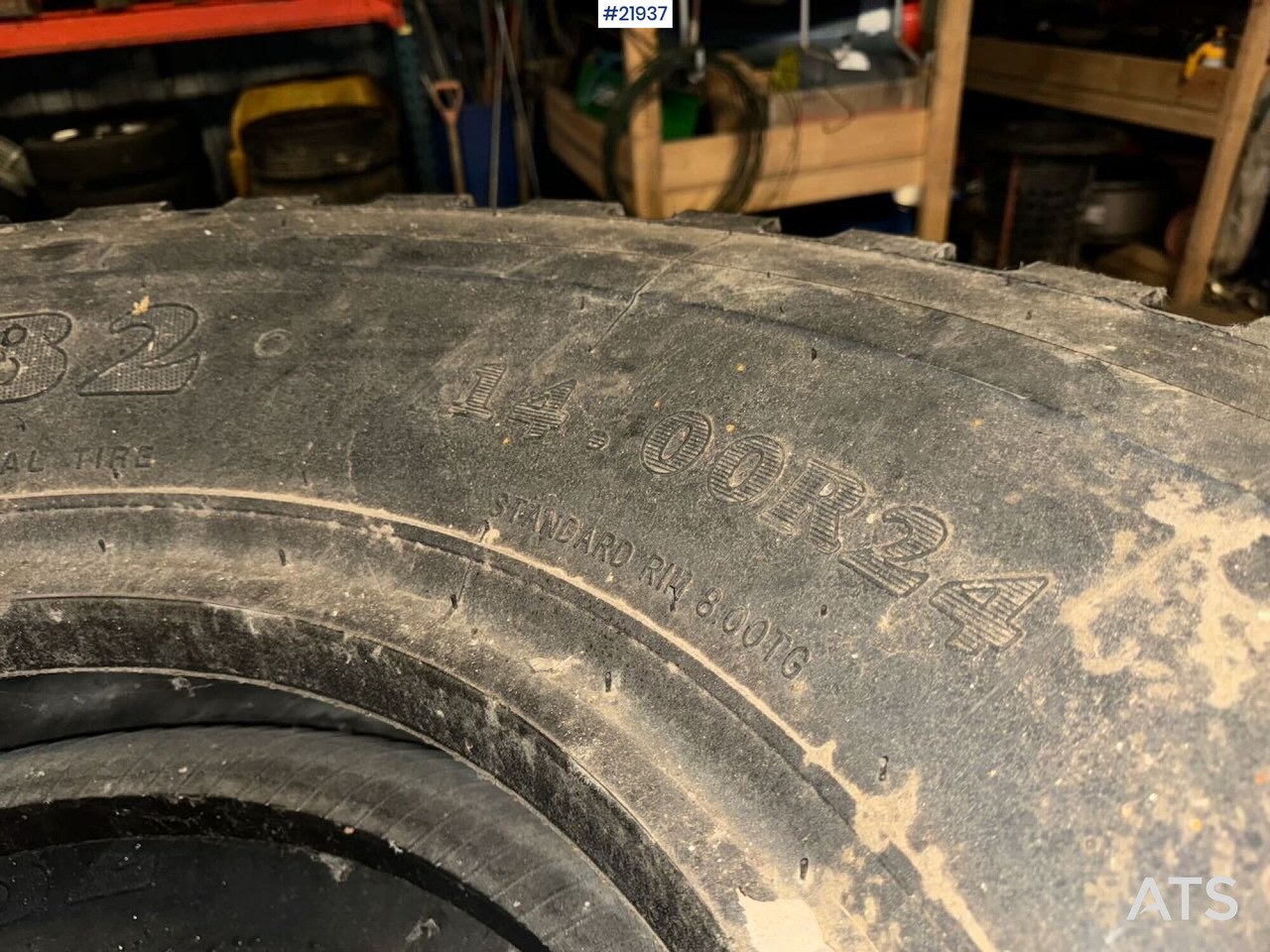 4 stk dekk til hjullaster eller veghøvel - Шина в категорії Будівельна техніка: фото 5 4 stk dekk til hjullaster eller veghøvel - Шина в категорії Будівельна техніка: фото 5