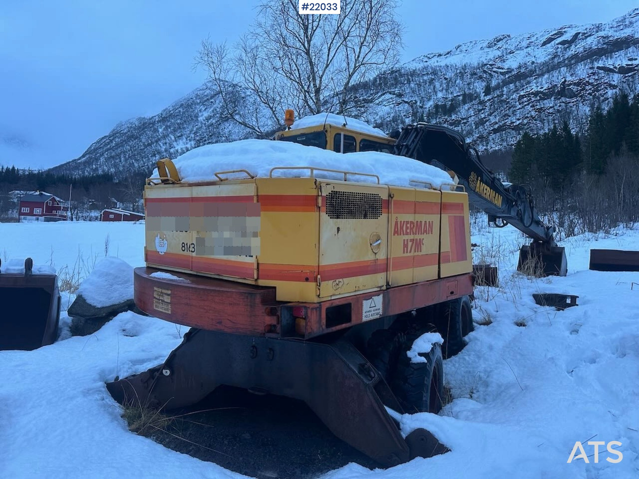 Åkerman H7M hjulgraver m/ skuffe - Колісний екскаватор: фото 3 Åkerman H7M hjulgraver m/ skuffe - Колісний екскаватор: фото 3