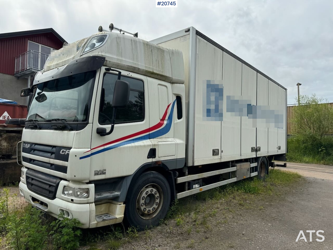 DAF CF75.310 - Вантажівка з закритим кузовом: фото 1 DAF CF75.310 - Вантажівка з закритим кузовом: фото 1