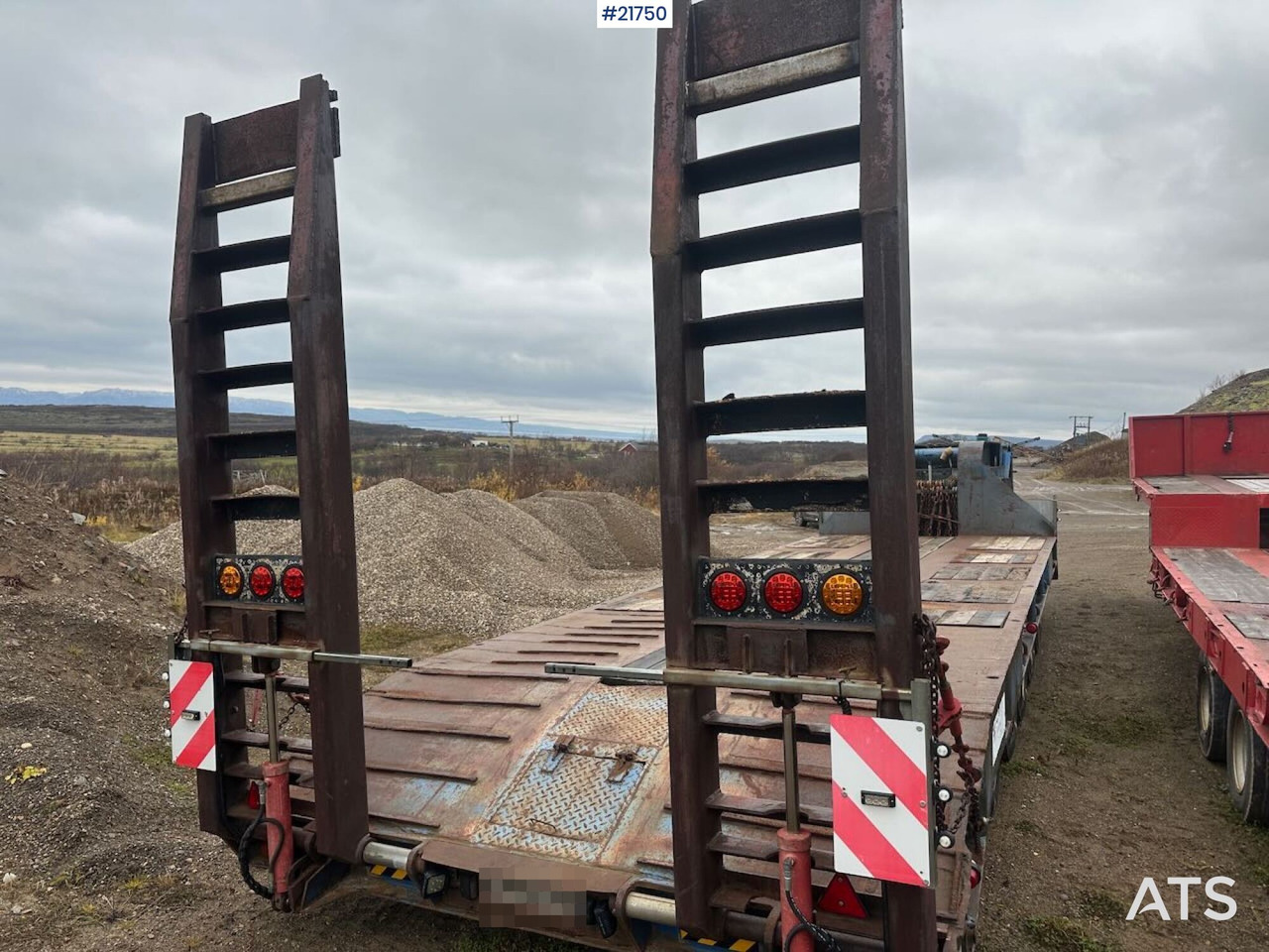 Damm 6-SD-355 6 akslet maskintralle - Низькорамна платформа напівпричіп: фото 4 Damm 6-SD-355 6 akslet maskintralle - Низькорамна платформа напівпричіп: фото 4