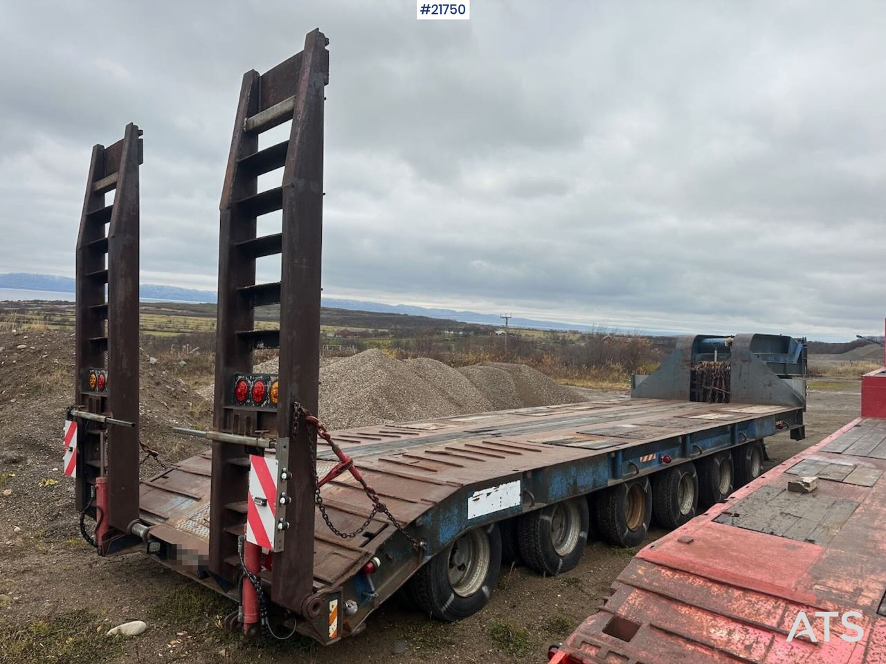 Damm 6-SD-355 6 akslet maskintralle - Низькорамна платформа напівпричіп: фото 5 Damm 6-SD-355 6 akslet maskintralle - Низькорамна платформа напівпричіп: фото 5