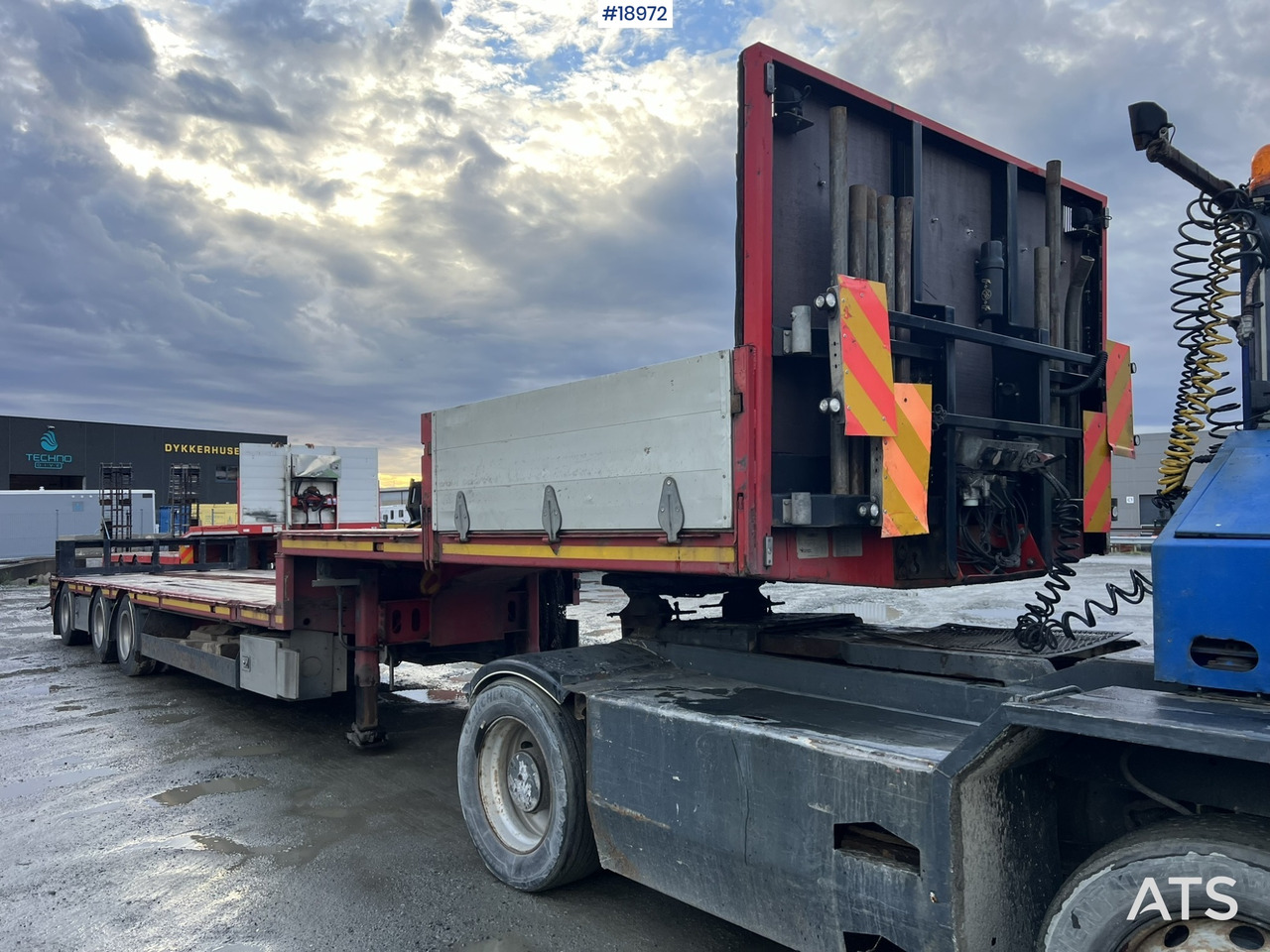 HRD 3 akslet jumbosemi m/ utrekk på 5.5 meter - Низькорамна платформа напівпричіп: фото 5 HRD 3 akslet jumbosemi m/ utrekk på 5.5 meter - Низькорамна платформа напівпричіп: фото 5
