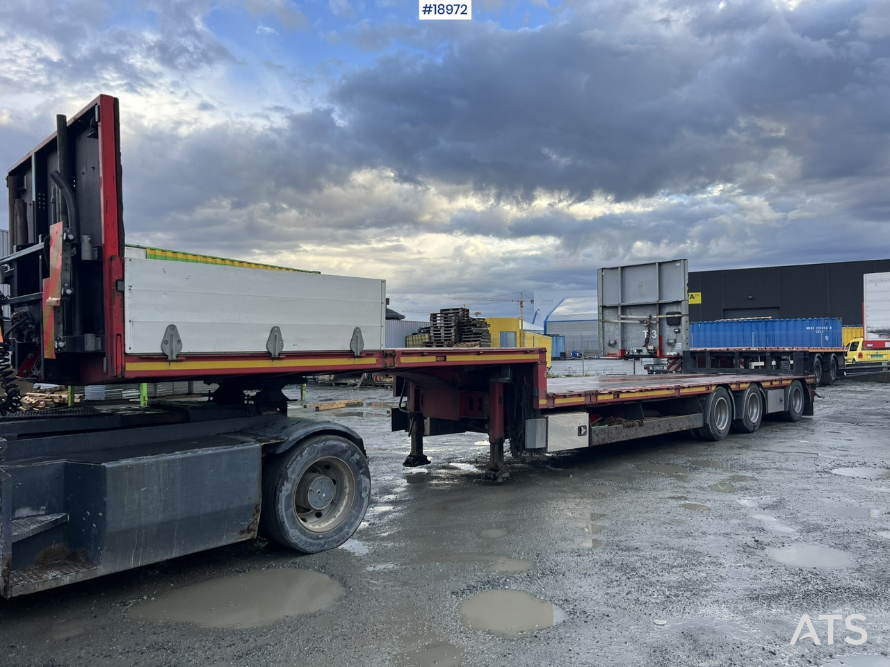 HRD 3 akslet jumbosemi m/ utrekk på 5.5 meter - Низькорамна платформа напівпричіп: фото 3 HRD 3 akslet jumbosemi m/ utrekk på 5.5 meter - Низькорамна платформа напівпричіп: фото 3