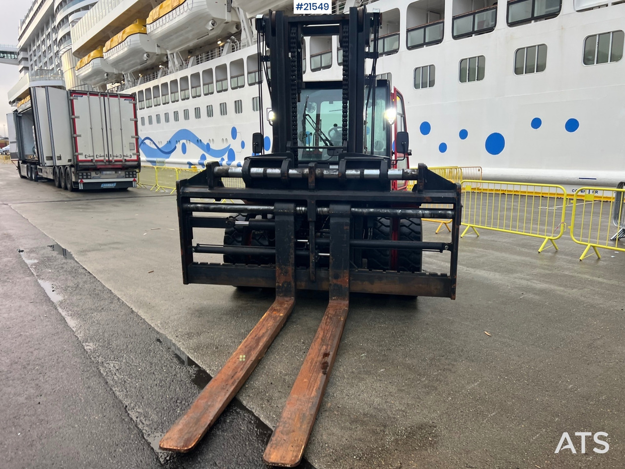 Hangcha CPCD120 Gaffeltruck m/ hydrauliske gafler, sideforskyvning og lite timer - Дизельний навантажувач: фото 5 Hangcha CPCD120 Gaffeltruck m/ hydrauliske gafler, sideforskyvning og lite timer - Дизельний навантажувач: фото 5