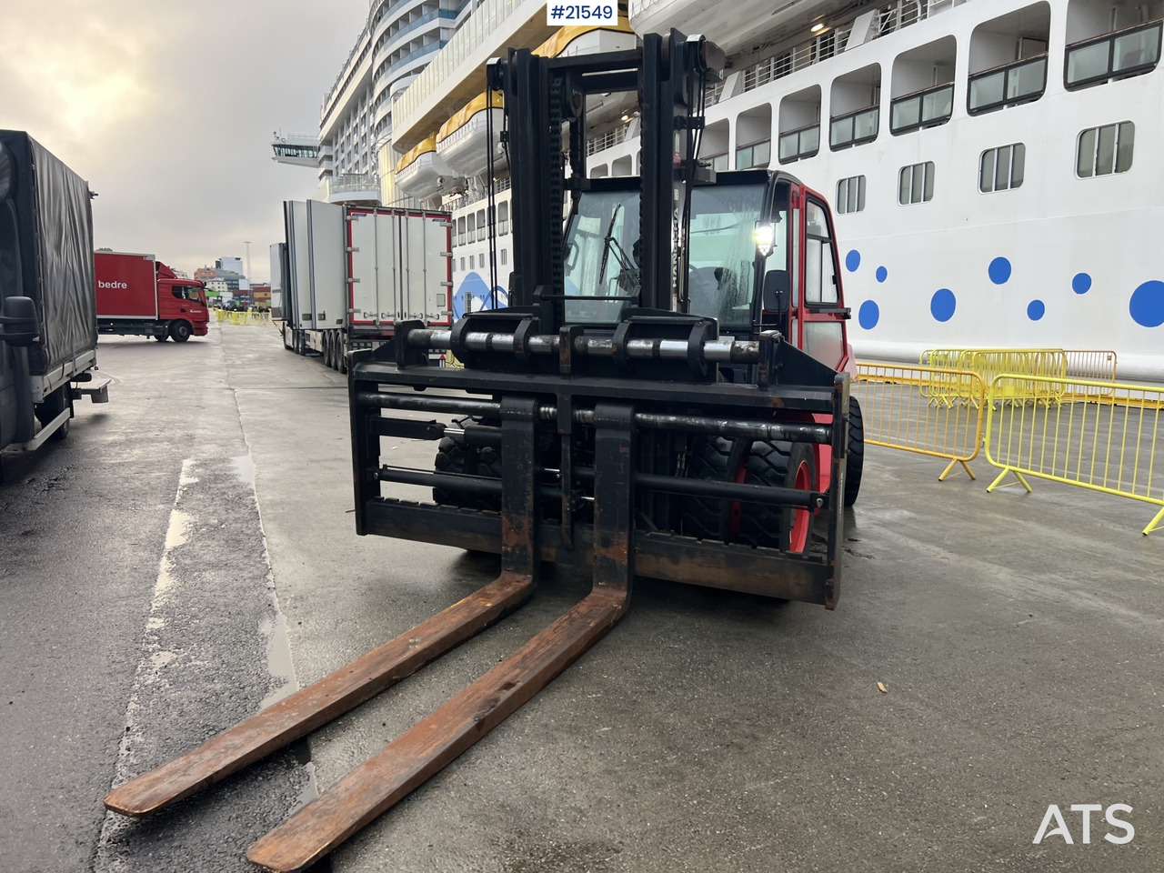 Hangcha CPCD120 Gaffeltruck m/ hydrauliske gafler, sideforskyvning og lite timer - Дизельний навантажувач: фото 3 Hangcha CPCD120 Gaffeltruck m/ hydrauliske gafler, sideforskyvning og lite timer - Дизельний навантажувач: фото 3