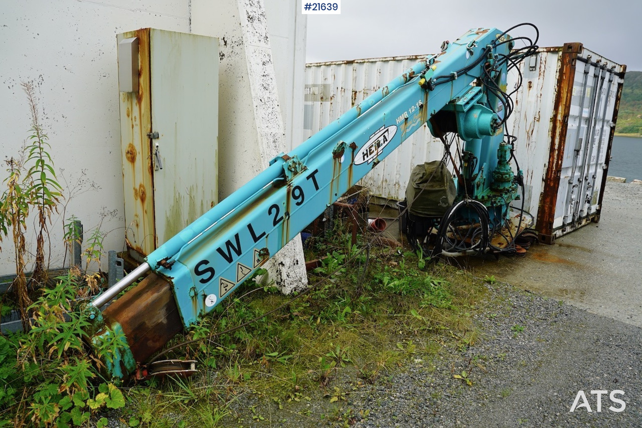 Heila Heila HMR12-1S kran med vinsj (stått på båt) - Кран-маніпулятор: фото 1 Heila Heila HMR12-1S kran med vinsj (stått på båt) - Кран-маніпулятор: фото 1