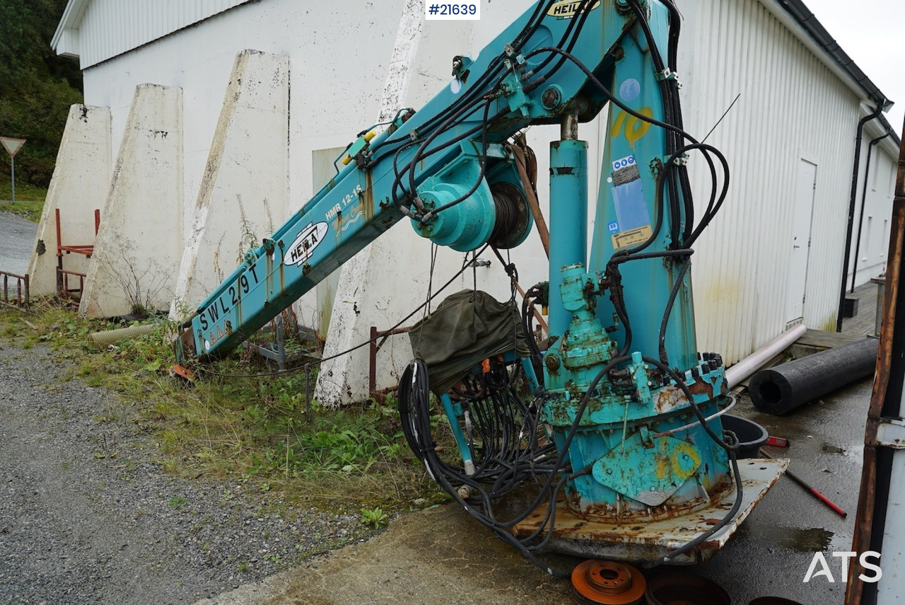 Heila Heila HMR12-1S kran med vinsj (stått på båt) - Кран-маніпулятор: фото 3 Heila Heila HMR12-1S kran med vinsj (stått på båt) - Кран-маніпулятор: фото 3