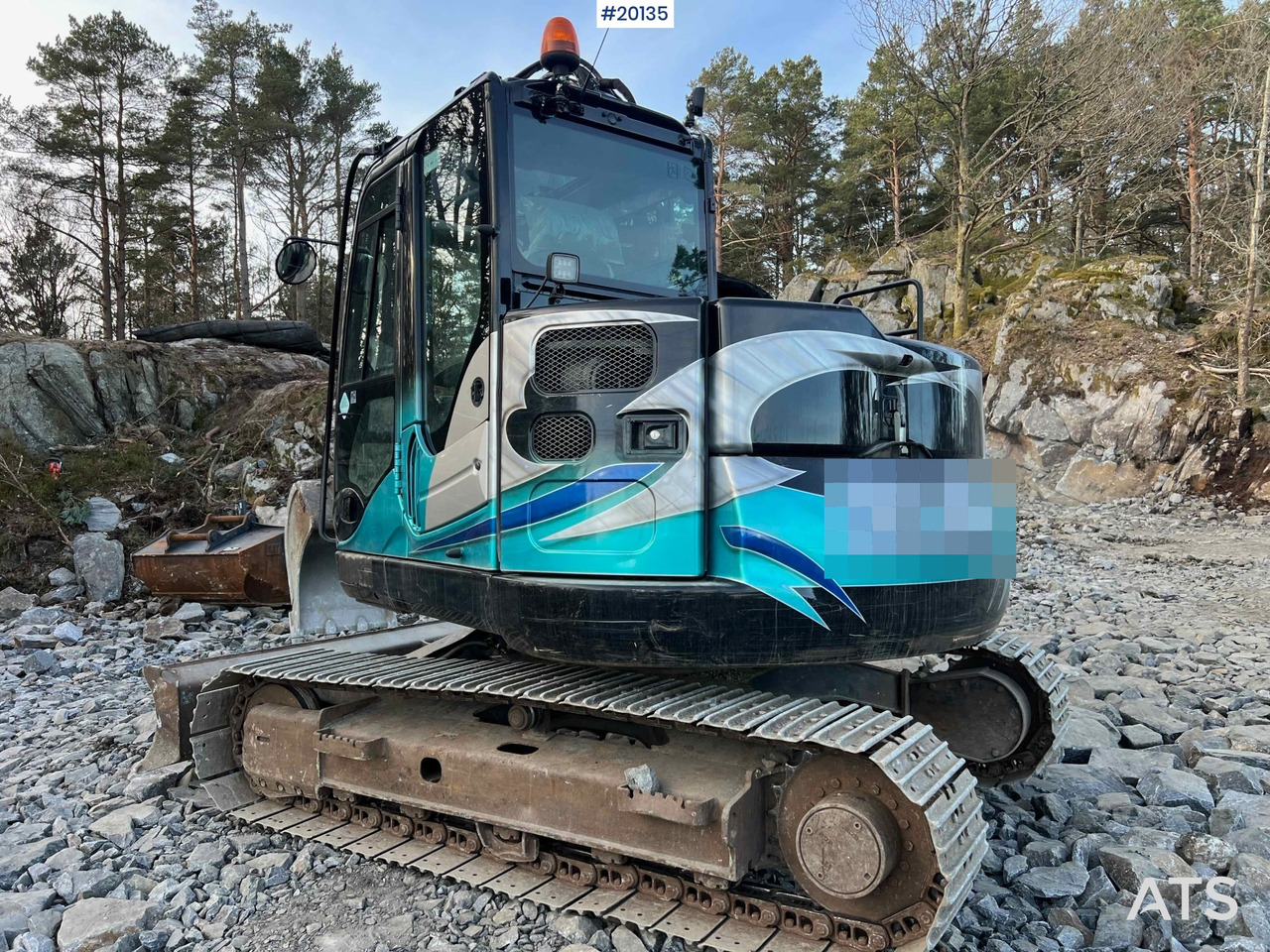 Hitachi zx85us-6 gravemaskin m/ graveskuffe, hydraulisk pusseskuffe, klype - Екскаватор: фото 4 Hitachi zx85us-6 gravemaskin m/ graveskuffe, hydraulisk pusseskuffe, klype - Екскаватор: фото 4
