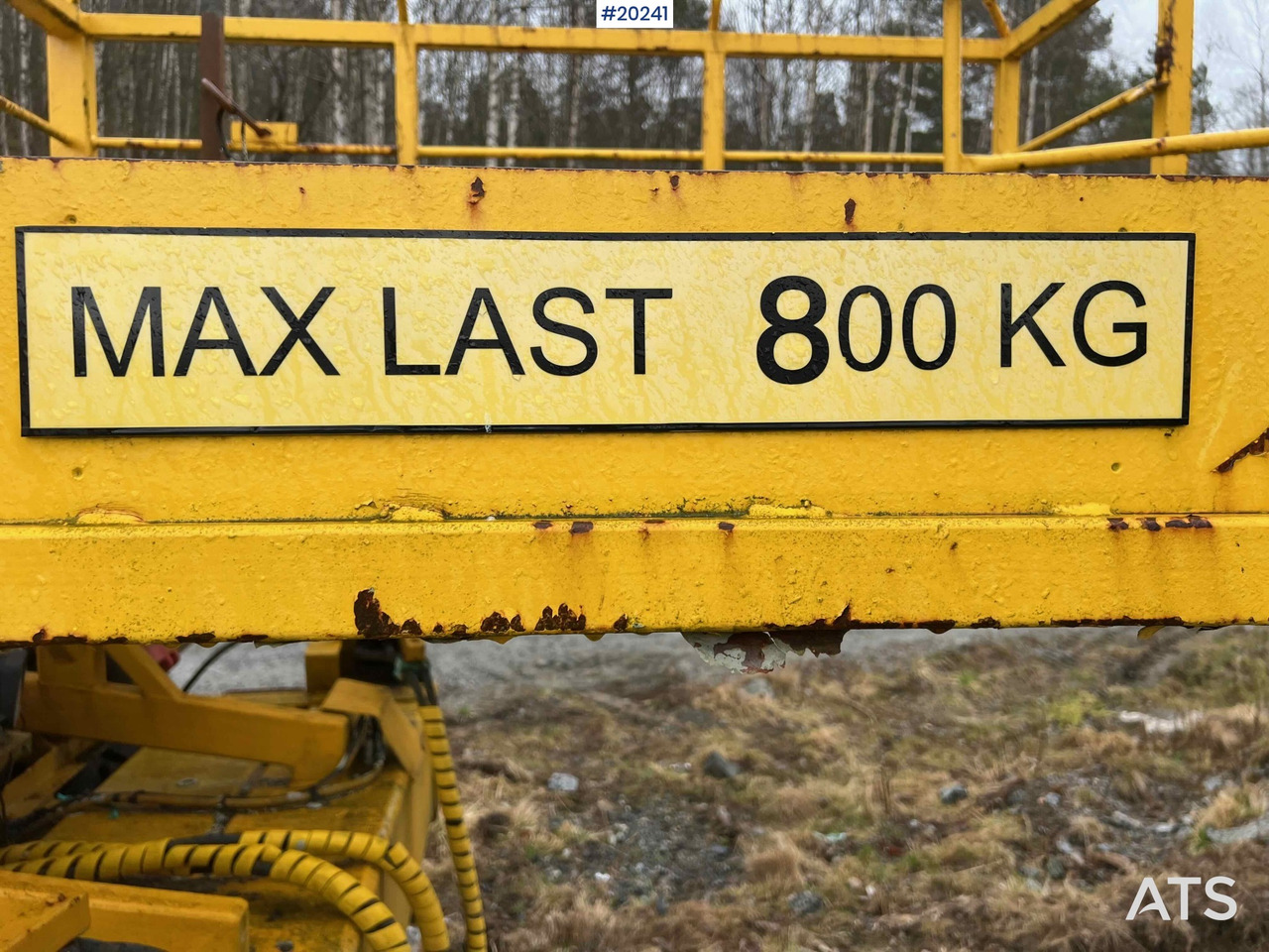 Hydrema 912B m/ 2007 Essverk Plattform 912 lift med rotasjon på korg og fjernkontroll в лізинг Hydrema 912B m/ 2007 Essverk Plattform 912 lift med rotasjon på korg og fjernkontroll: фото 50