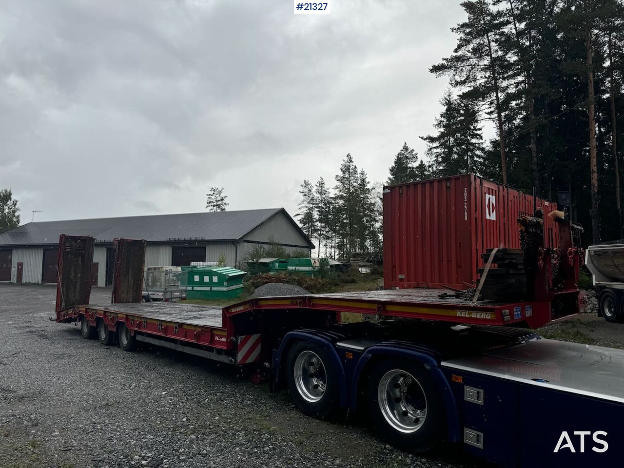 Kel-berg Maskinsemi - Низькорамна платформа напівпричіп: фото 3 Kel-berg Maskinsemi - Низькорамна платформа напівпричіп: фото 3