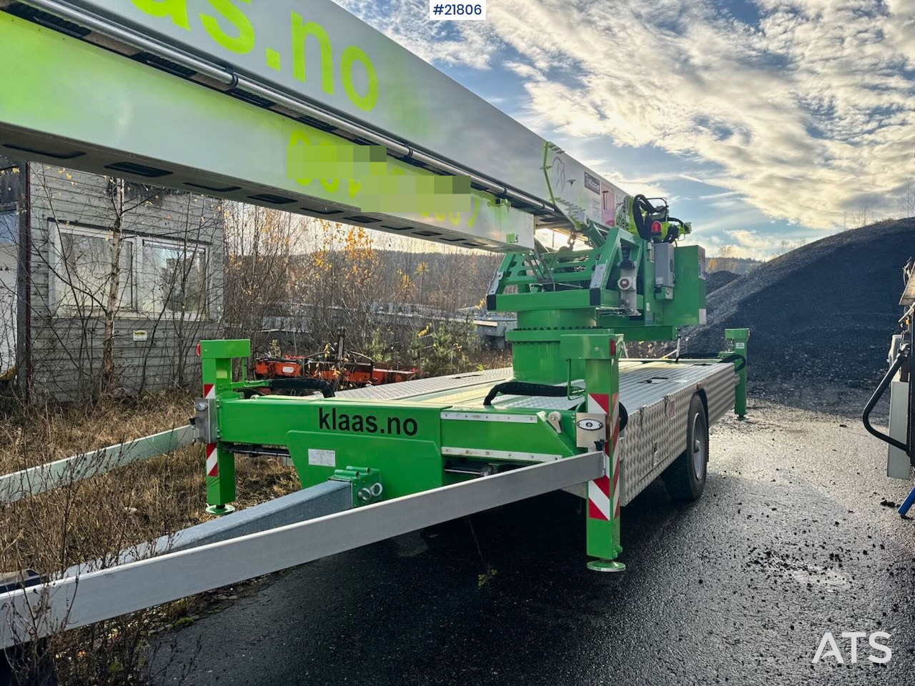 Швидкомонтований кран Klaas K21-30 Byggekran. 340 timer!: фото 6