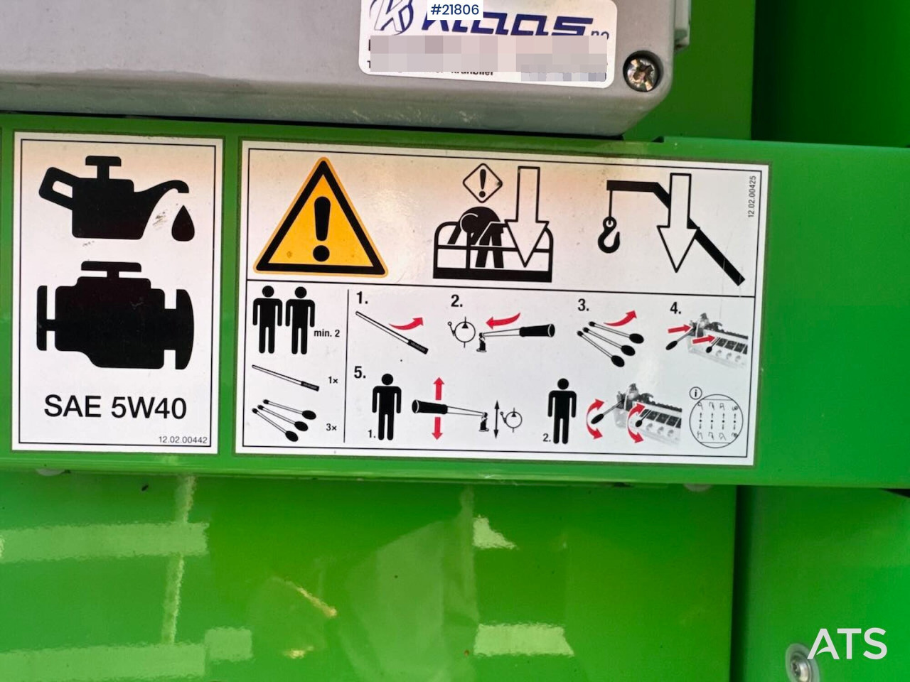 Швидкомонтований кран Klaas K21-30 Byggekran. 340 timer!: фото 20