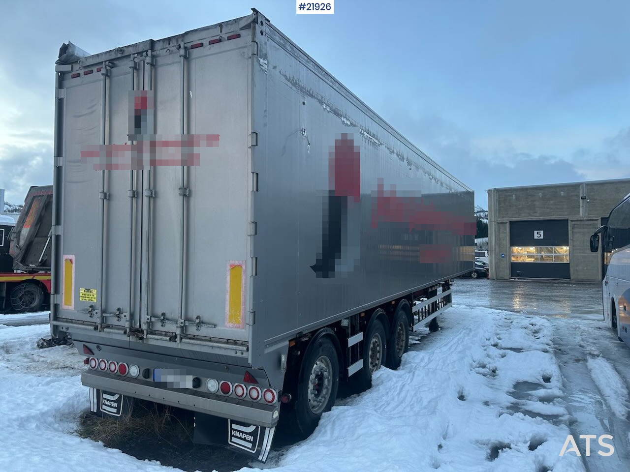 З рухомою підлогою напівпричіп Knapen Kcw Walking floor 33 pallers: фото 6