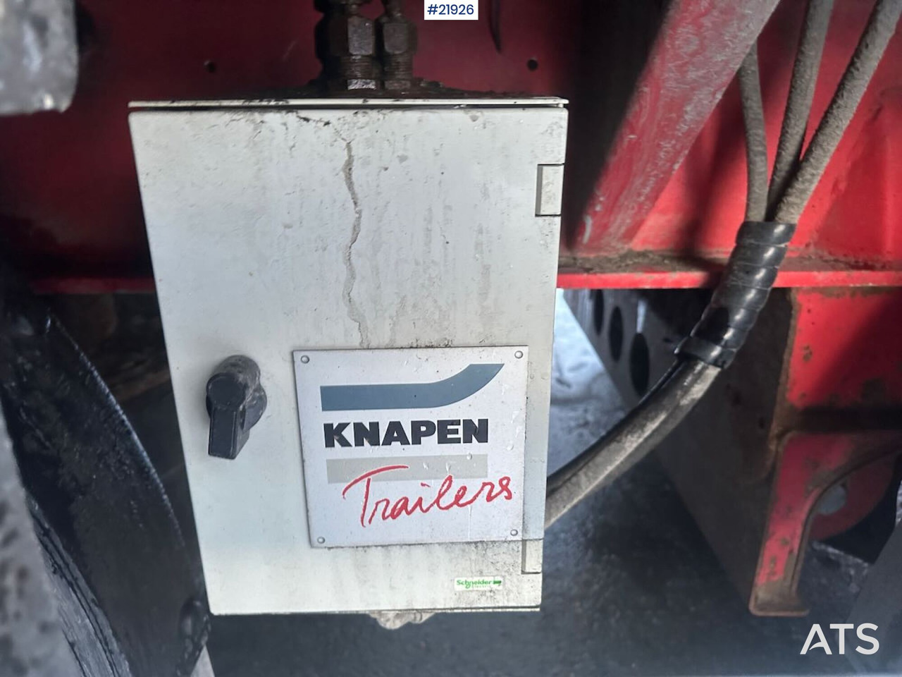 З рухомою підлогою напівпричіп Knapen Kcw Walking floor 33 pallers: фото 22