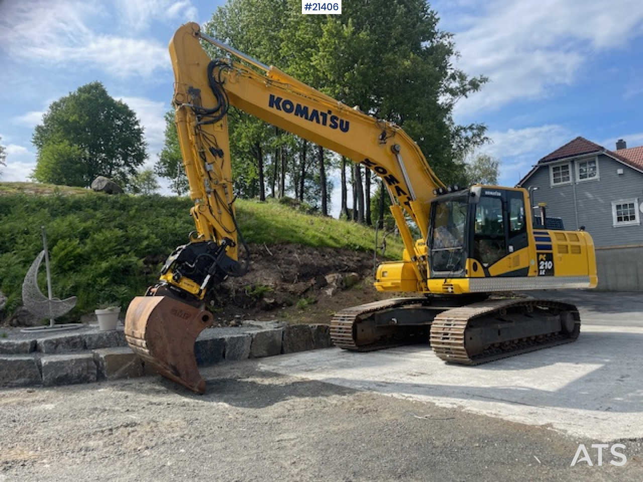Komatsu PC210LC-11 m/Graveskuffe, pusseskuffe, rototilt og Leica gps - Гусеничний екскаватор: фото 3 Komatsu PC210LC-11 m/Graveskuffe, pusseskuffe, rototilt og Leica gps - Гусеничний екскаватор: фото 3