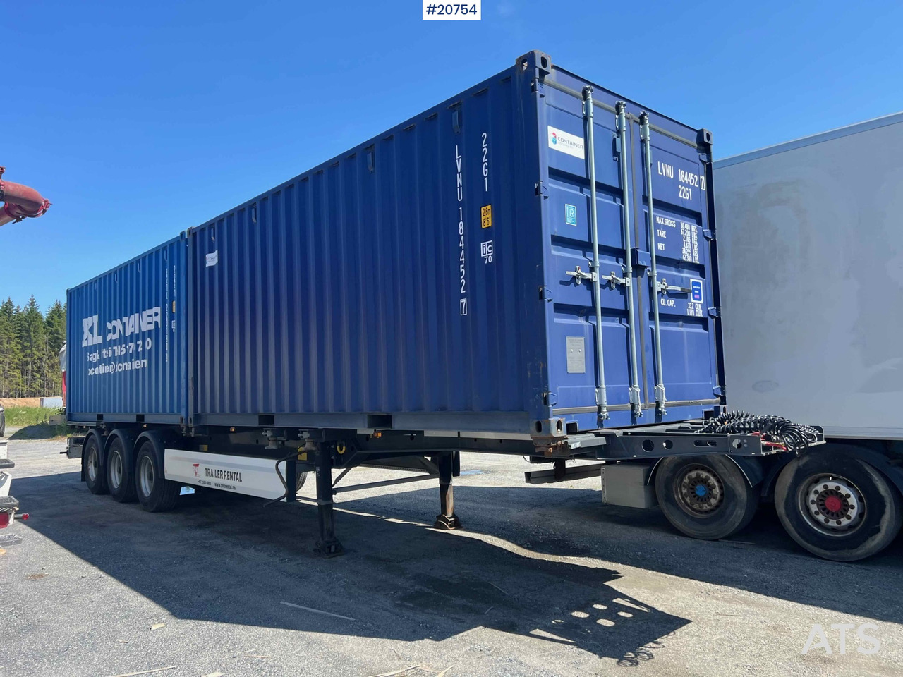 Krone containerhenger - Контейнеровоз/ Змінний кузов напівпричіп: фото 2 Krone containerhenger - Контейнеровоз/ Змінний кузов напівпричіп: фото 2