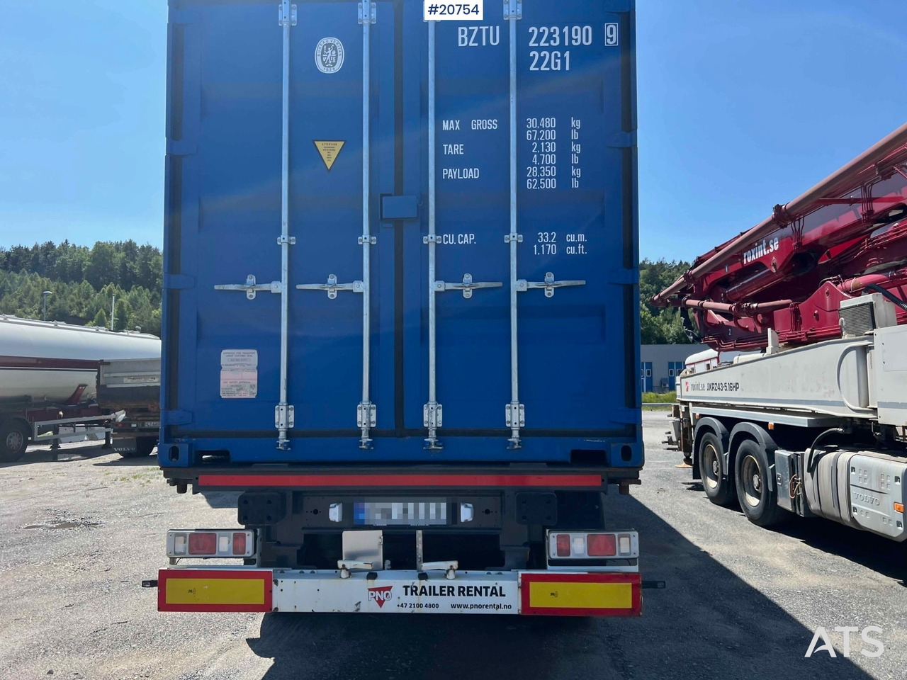 Krone containerhenger - Контейнеровоз/ Змінний кузов напівпричіп: фото 5 Krone containerhenger - Контейнеровоз/ Змінний кузов напівпричіп: фото 5