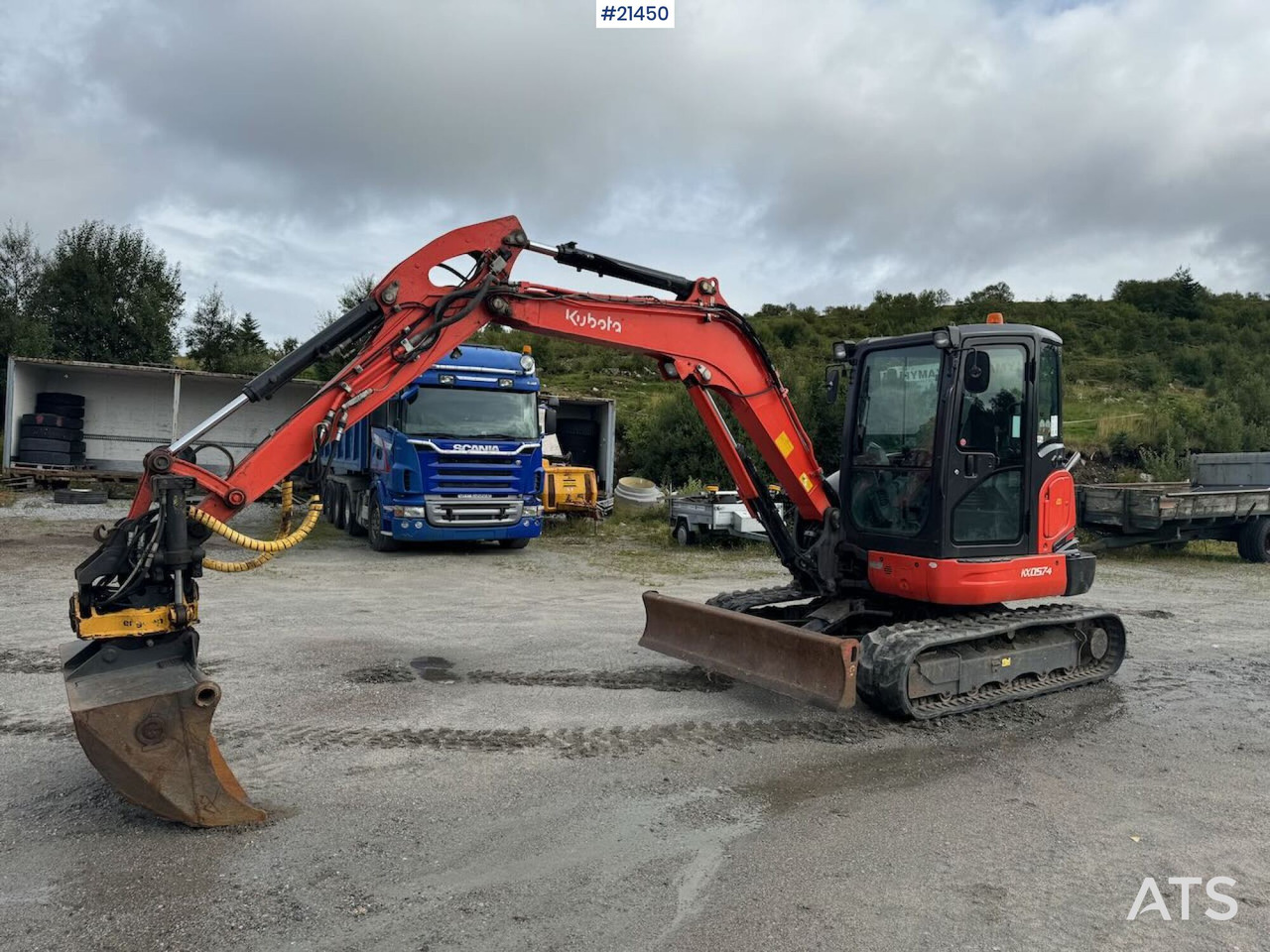 Kubota KX 057-4 - Гусеничний екскаватор: фото 1 Kubota KX 057-4 - Гусеничний екскаватор: фото 1