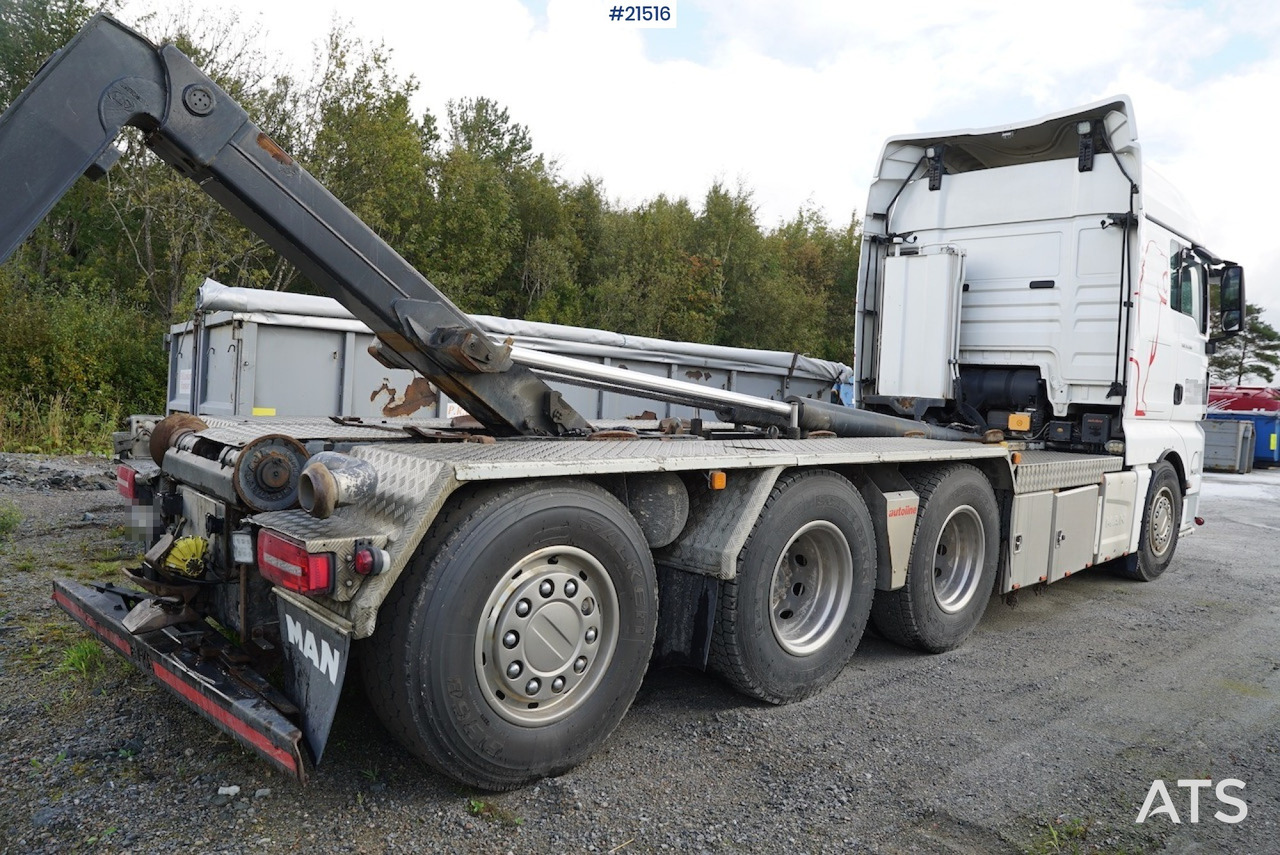 MAN Man TGX 35.560 8x4 tridem krokbil - Гаковий мультиліфт вантажівка: фото 4 MAN Man TGX 35.560 8x4 tridem krokbil - Гаковий мультиліфт вантажівка: фото 4