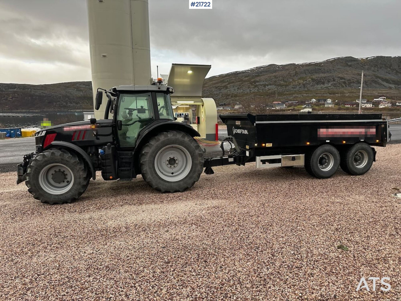 Massey Ferguson 7719 S 4x4 brøyterigget traktor m/ 2 sett dekk, snøfres og henger. SE VIDEO - Трактор: фото 2 Massey Ferguson 7719 S 4x4 brøyterigget traktor m/ 2 sett dekk, snøfres og henger. SE VIDEO - Трактор: фото 2