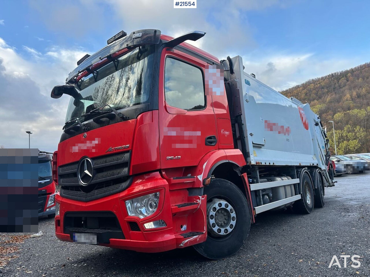 Mercedes Actros 2543 6x2 2 – kammers komprimatorbil m/ 2020 JOAB Anaconda twin påbygg - Сміттєвози: фото 3 Mercedes Actros 2543 6x2 2 – kammers komprimatorbil m/ 2020 JOAB Anaconda twin påbygg - Сміттєвози: фото 3