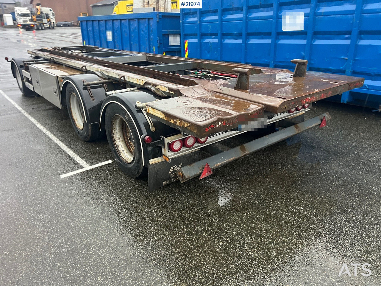 NOR SLEP sl-28kt 3 akslet krokslep m/ tipp - Причіп мультиліфт/ Бункеровоз: фото 4 NOR SLEP sl-28kt 3 akslet krokslep m/ tipp - Причіп мультиліфт/ Бункеровоз: фото 4