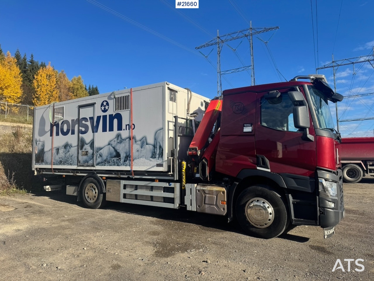 Renault Renault T380 6x2 Kranbil m/ 19 t/m Palfinger - Вантажівка з маніпулятором: фото 2 Renault Renault T380 6x2 Kranbil m/ 19 t/m Palfinger - Вантажівка з маніпулятором: фото 2