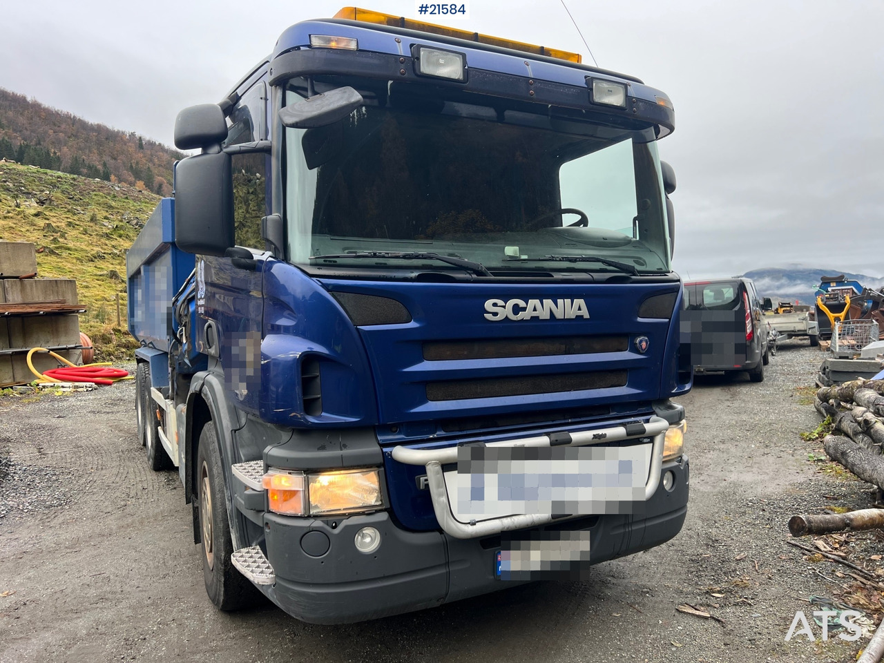 Scania P380 6x2 kranbil m/tipp, m/14t/ og m/Hiab kran - Вантажівка з маніпулятором: фото 4 Scania P380 6x2 kranbil m/tipp, m/14t/ og m/Hiab kran - Вантажівка з маніпулятором: фото 4