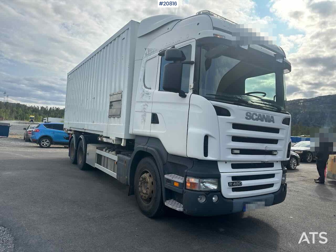 Scania R480 3 akslet conatinerbil m/ lift - Вантажівка з закритим кузовом: фото 4 Scania R480 3 akslet conatinerbil m/ lift - Вантажівка з закритим кузовом: фото 4