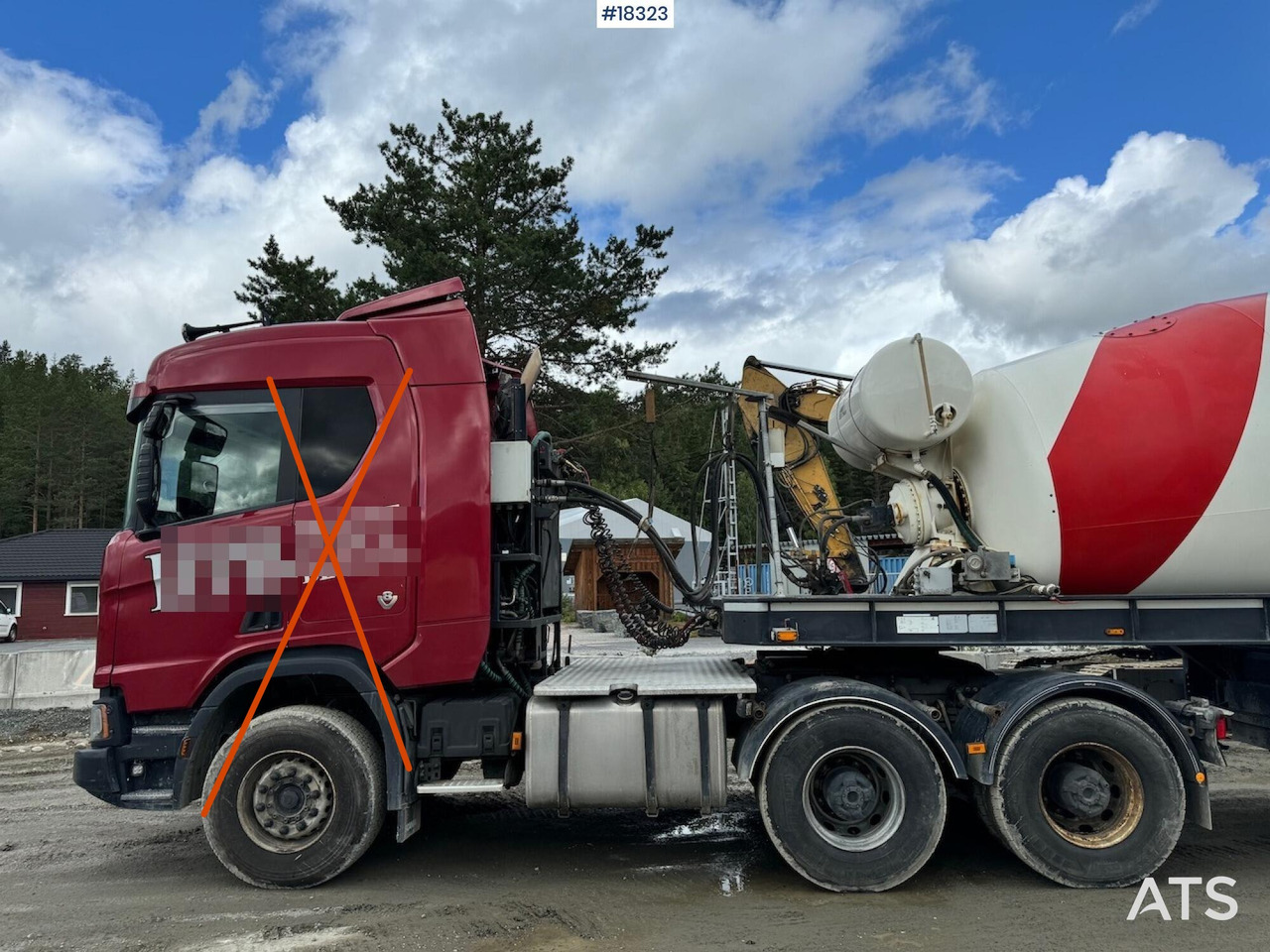 Scania R580 - Автобетонозмішувач: фото 3 Scania R580 - Автобетонозмішувач: фото 3