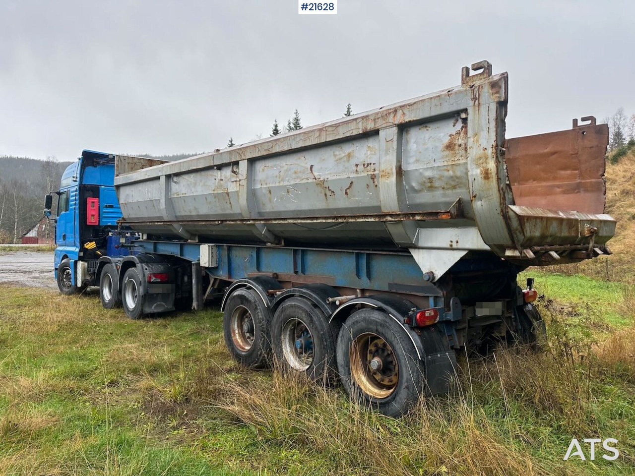 MAN TGA 28.530 6x2 trekkvogn m/ 1987 L.A.G Bree 3 akslet tippsemi SE VIDEO - Тягач: фото 5 MAN TGA 28.530 6x2 trekkvogn m/ 1987 L.A.G Bree 3 akslet tippsemi SE VIDEO - Тягач: фото 5