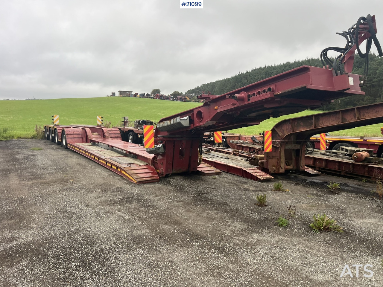 VM Brønntralle m/ Hydraulisk uttrekk på 3 m - Низькорамна платформа напівпричіп: фото 5 VM Brønntralle m/ Hydraulisk uttrekk på 3 m - Низькорамна платформа напівпричіп: фото 5