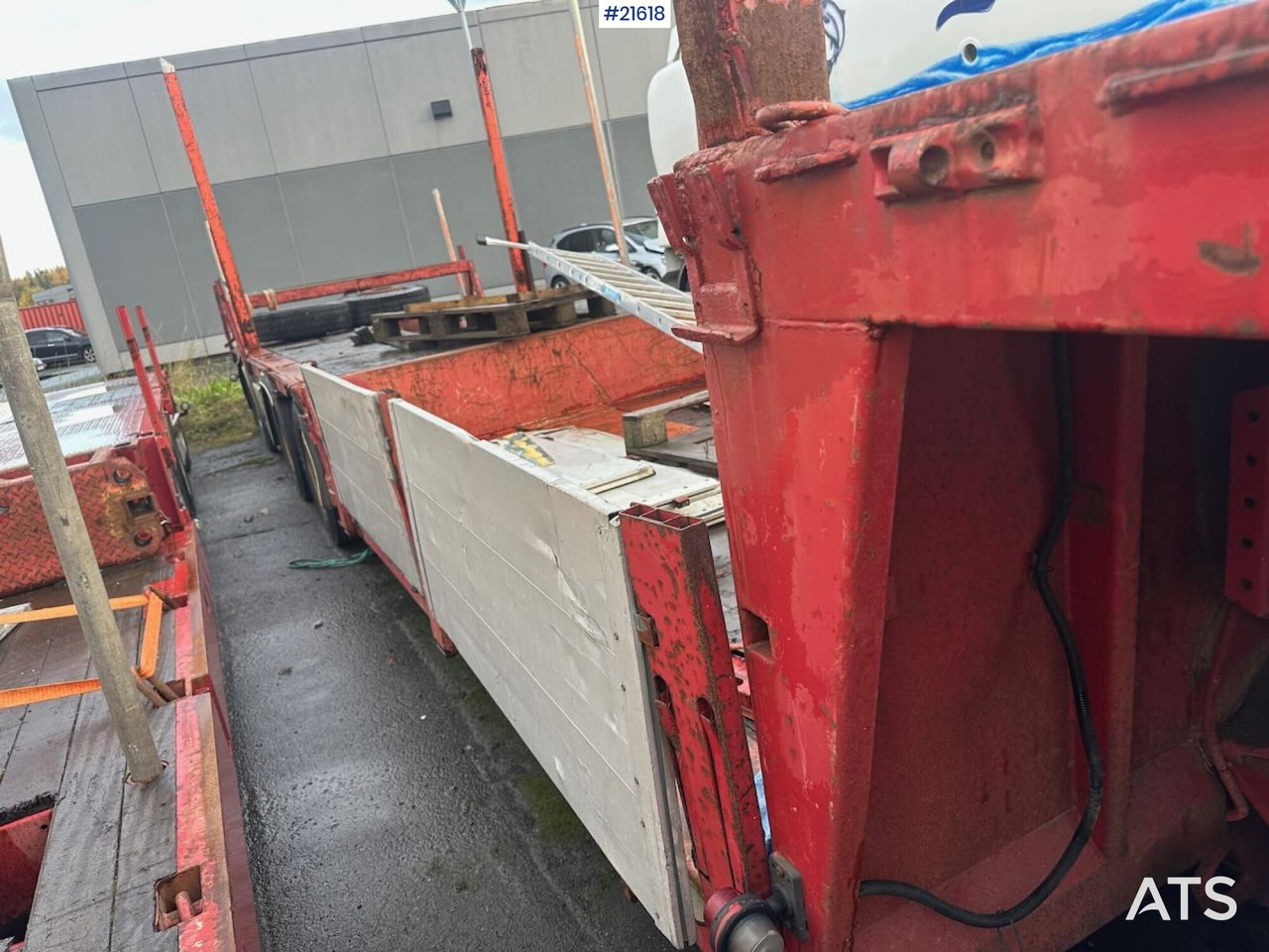 Vang DC 111 Ts 3 akslet brønnhenger - Низькорамна платформа напівпричіп: фото 4 Vang DC 111 Ts 3 akslet brønnhenger - Низькорамна платформа напівпричіп: фото 4