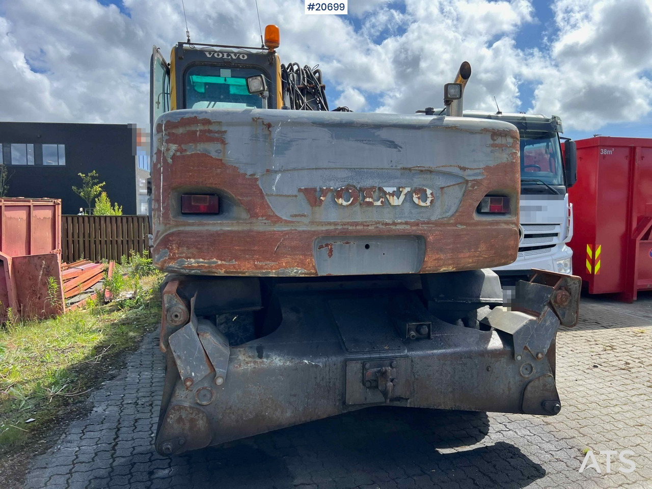 Volvo EW160B hjulmaskin m/ støtte bein og skjær - Колісний навантажувач: фото 4 Volvo EW160B hjulmaskin m/ støtte bein og skjær - Колісний навантажувач: фото 4