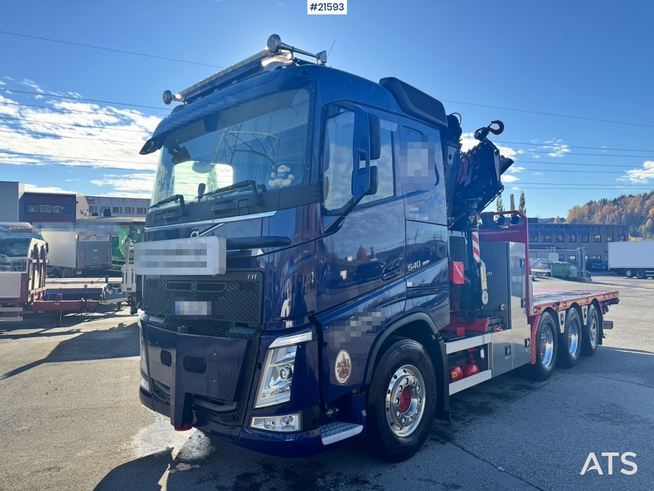 Volvo FH540 Kombibil - Вантажівка з маніпулятором: фото 1 Volvo FH540 Kombibil - Вантажівка з маніпулятором: фото 1