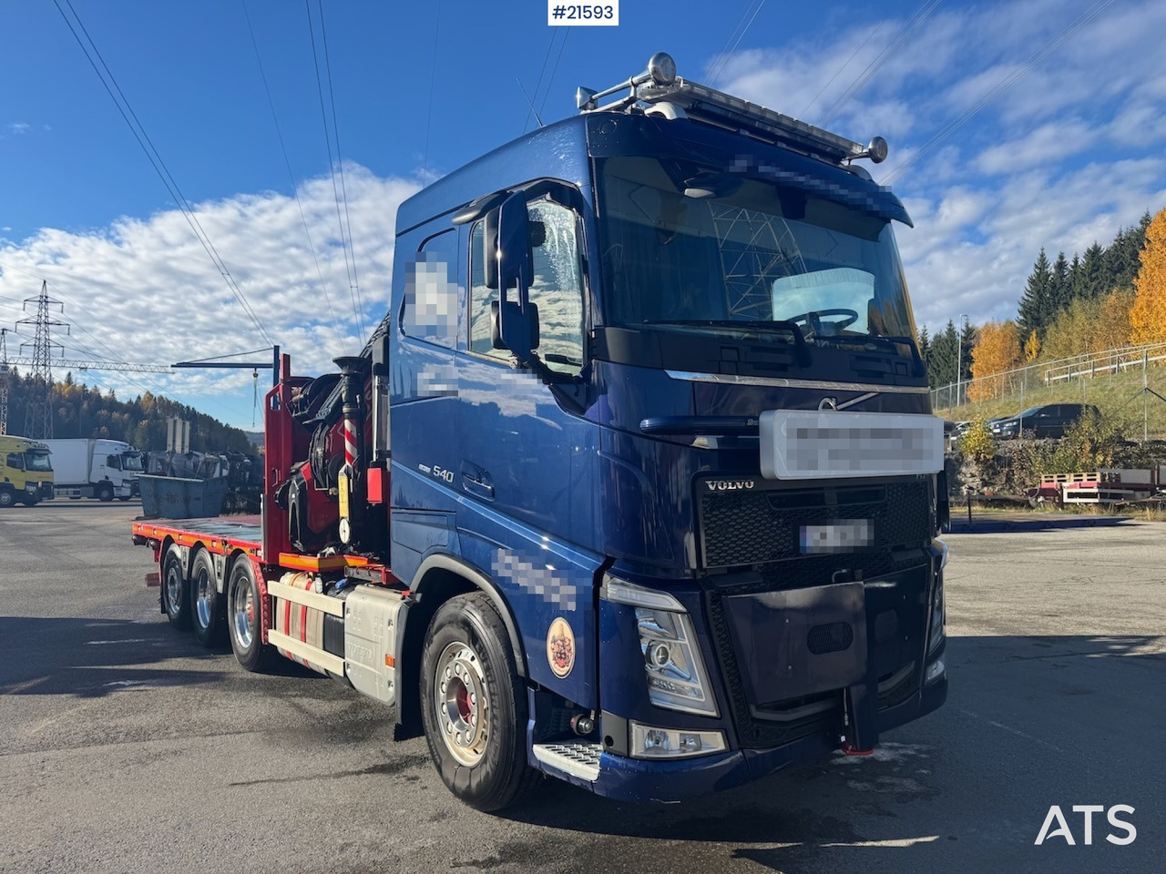 Volvo FH540 Kombibil - Вантажівка з маніпулятором: фото 2 Volvo FH540 Kombibil - Вантажівка з маніпулятором: фото 2