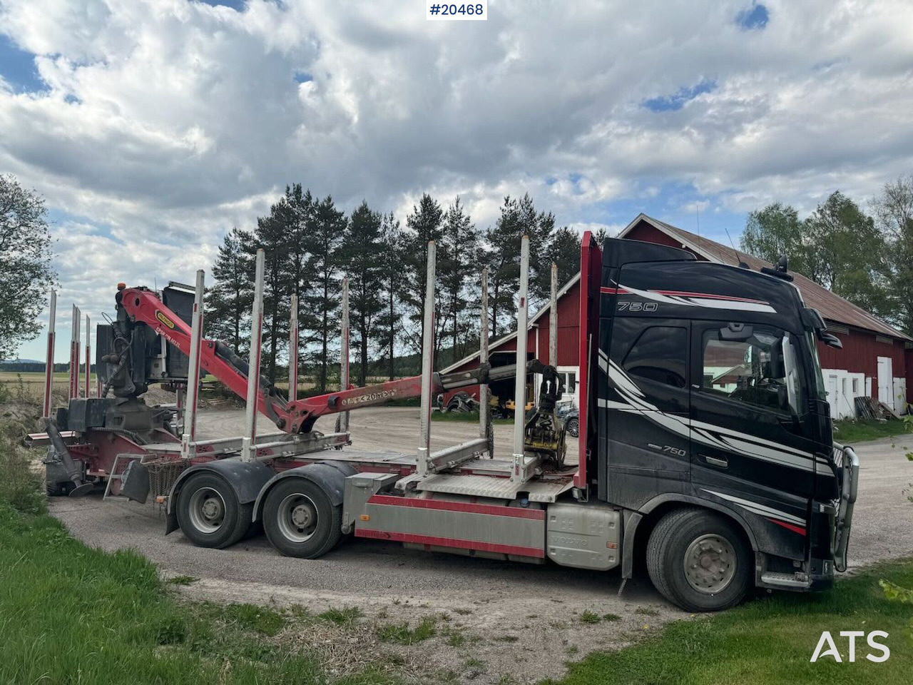 Лісовоз Volvo FH750: фото 6