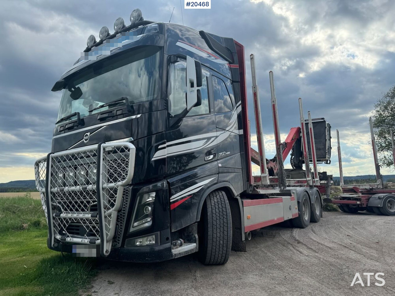 Лісовоз Volvo FH750: фото 9