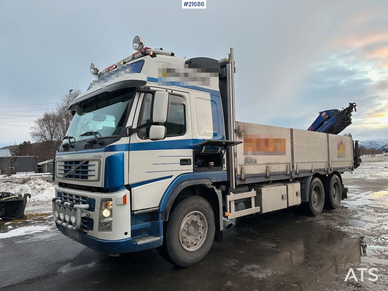 Volvo FM12 Globetrotter 6x4 kranbil m/ bak montert 18 t/m kran og vinsj. SE VIDEO - Вантажівка з маніпулятором: фото 2 Volvo FM12 Globetrotter 6x4 kranbil m/ bak montert 18 t/m kran og vinsj. SE VIDEO - Вантажівка з маніпулятором: фото 2