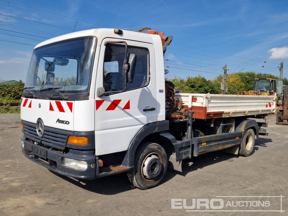 1999 Mercedes Atego - Бортова вантажівка/ Платформа, Вантажівка з маніпулятором: фото 1 1999 Mercedes Atego - Бортова вантажівка/ Платформа, Вантажівка з маніпулятором: фото 1