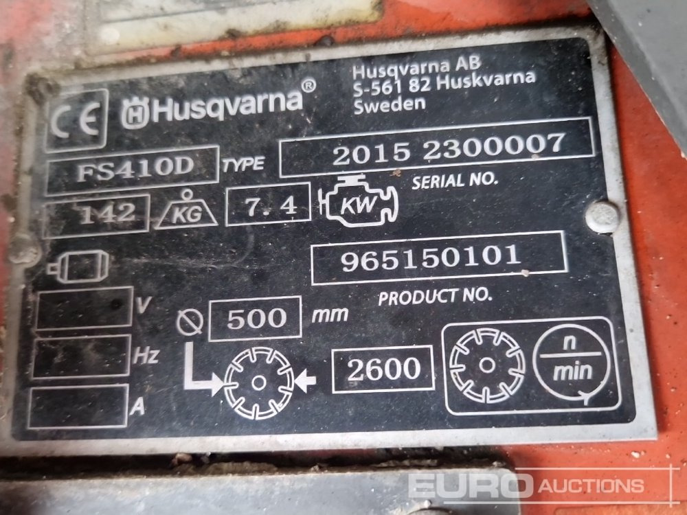 Будівельне обладнання 201 Husqvarna FS410D: фото 8 Будівельне обладнання 201 Husqvarna FS410D: фото 8