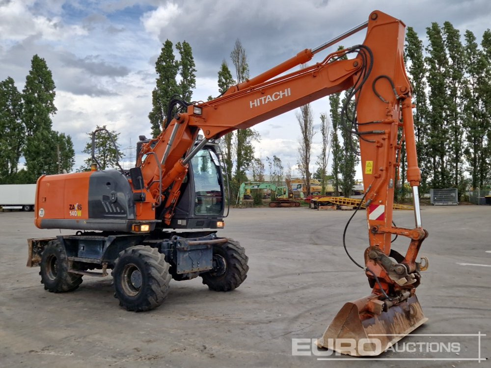 Колісний екскаватор 2010 Hitachi ZX140W-3: фото 7