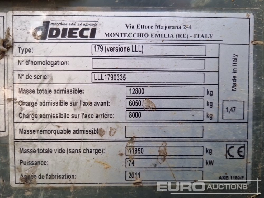 Навантажувач телескопічний 2011 Dieci Icarus 40.17: фото 34