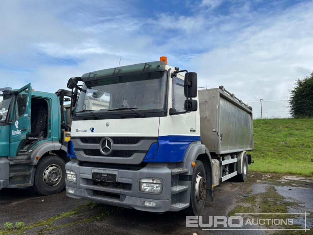 2012 Mercedes Axor 1824L 4x2,Tipper Stainless Steel Container, Automatic, AC (German Reg. Docs. Available) - Самоскид вантажівка: фото 1 2012 Mercedes Axor 1824L 4x2,Tipper Stainless Steel Container, Automatic, AC (German Reg. Docs. Available) - Самоскид вантажівка: фото 1
